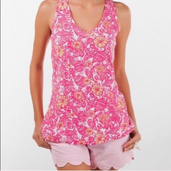 Lilly Pulitzer Tops - LILLY PULITZER | Gale Tank In Chum Bucket PatternZ